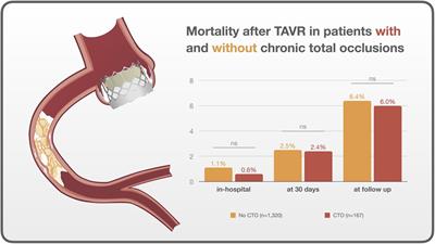 The impact of concomitant chronic total occlusion on clinical outcomes in patients undergoing transcatheter aortic valve replacement: a large single-center analysis